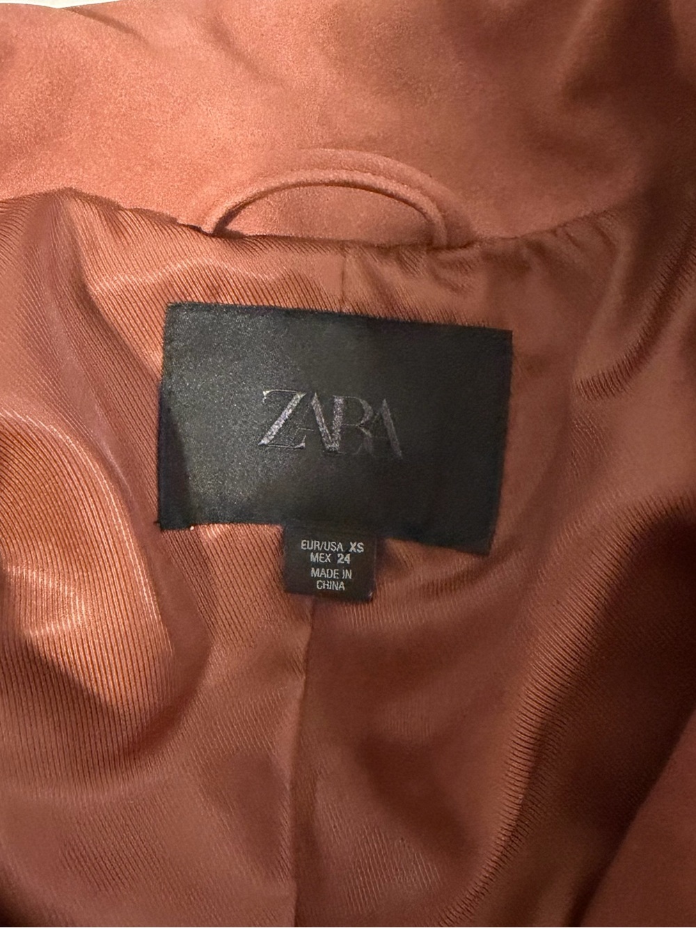 Zara Faux Suede Jacket - Picture 3 of 4